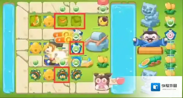 保卫萝卜4放一个