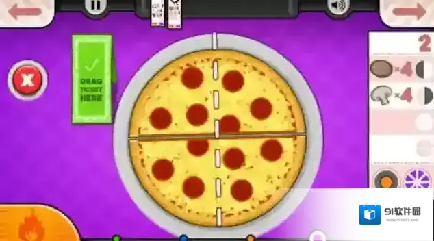 老爹的披萨店家具