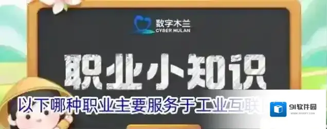以下哪种职业主要服务于工业互联网系统