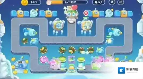 保卫萝卜4太空穿越第20关星星