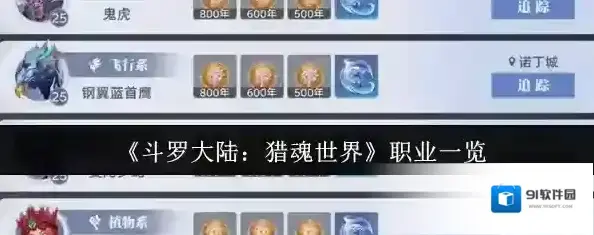 斗罗大陆：猎魂世界武魂