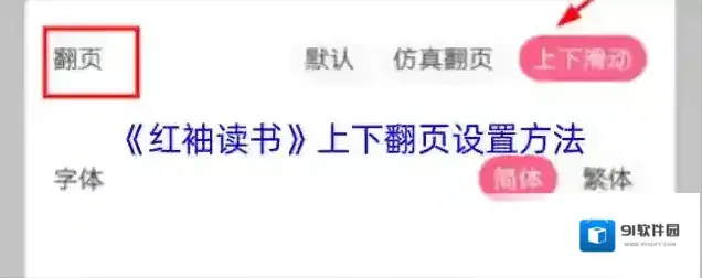 红袖读书更多设置