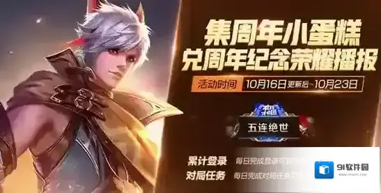 王者荣耀周年四件套是什么 周年四件套获取攻略