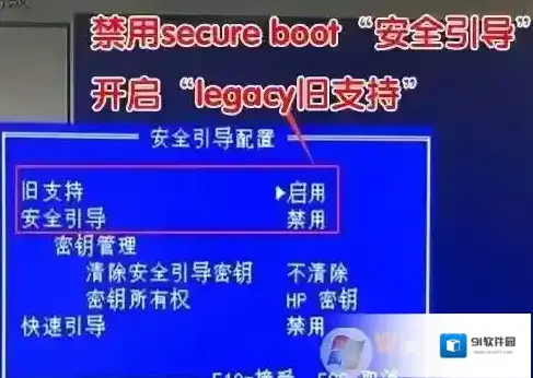 惠普分区表类型