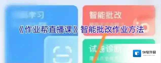 作业帮直播课批改