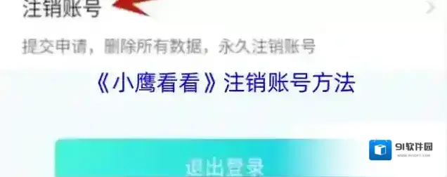 小鹰看看注销账号