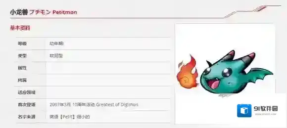 数码宝贝rearise小龙兽怎么获得 小龙兽资料技能介绍