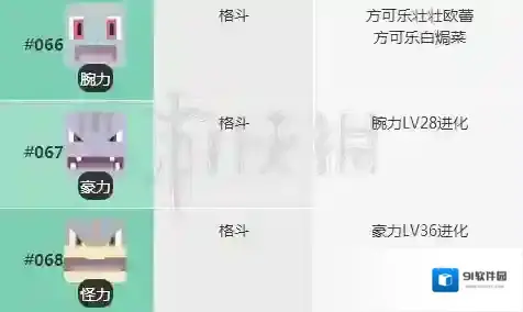 宝可梦探险寻宝腕力食谱 怪力料理进化技能介绍