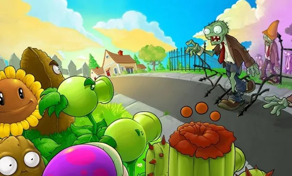 植物大战僵尸在一个