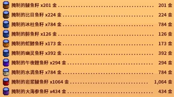 星露谷物语罐头瓶做什么最赚钱 罐头瓶高收益产品分享