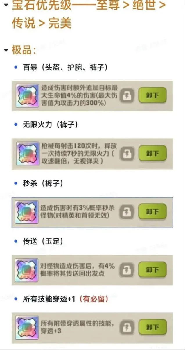 《向僵尸开炮》必带宝石全解析