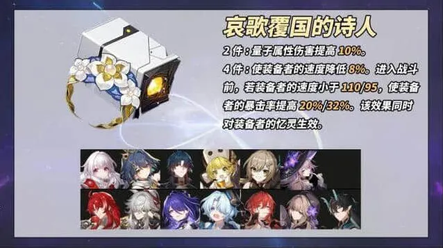 崩坏星穹铁道3.0新遗器套装完整攻略