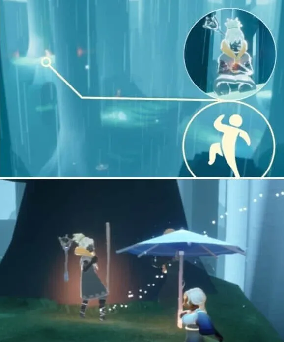 《光遇》正步冒险家先祖具体位置流程