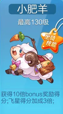 天天酷跑小肥羊