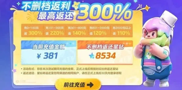 元梦之星充值返利规则说明：领取教程介绍