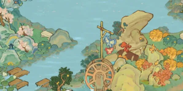 桃源深处有人家河灯