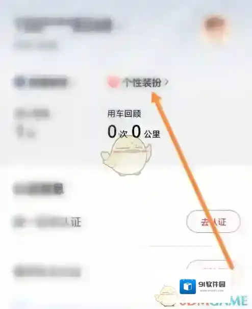 享道出行个性装扮