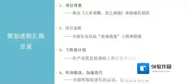 王者荣耀星之破晓策划瑞恩的述职报告