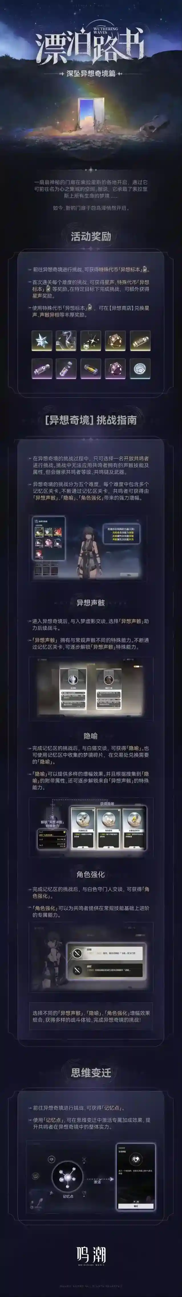 鸣潮漂泊路书 | 深坠异想奇境篇