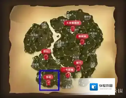 刺激战场热情雨林莎米区域在哪 热情雨林莎米区域位置介绍