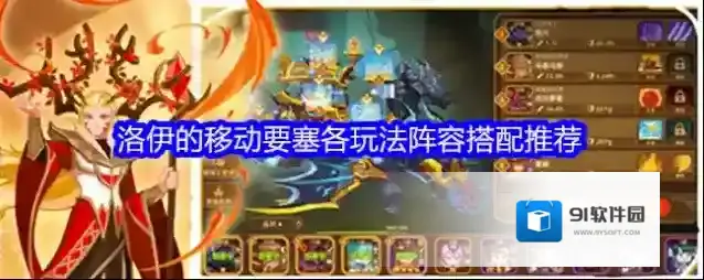 洛伊的移动要塞各玩法阵容搭配推荐