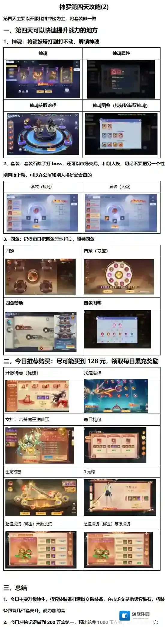 『新手攻略4』《神罗仙域》第四天怎么玩？下