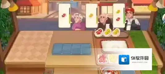 楼下的早餐店转一圈