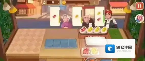 楼下的早餐店出餐