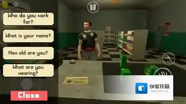 夜间伪人超市体验