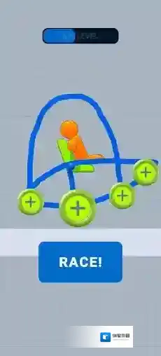 画辆碰碰车划线