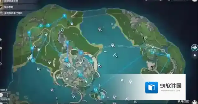 原神枫丹廷水神瞳位置一览