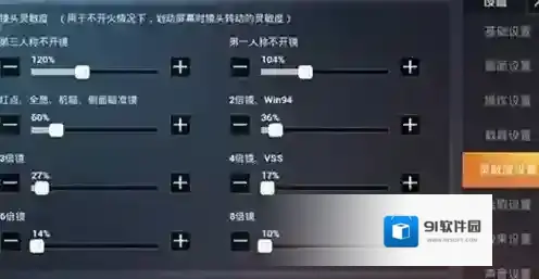 和平精英灵敏度