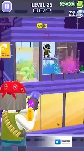 直升机逃脱3D敌人