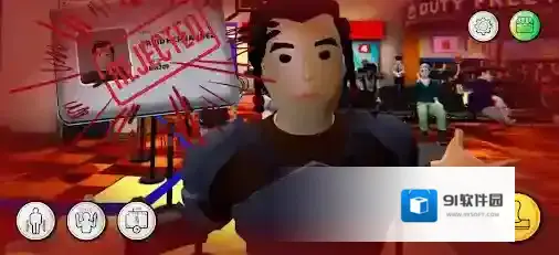 机场安检员检查