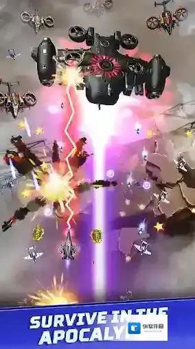 红色狩猎天空烈焰战机