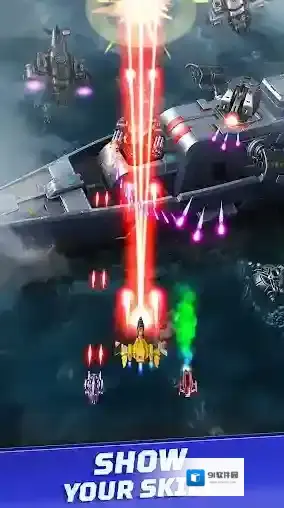 红色狩猎天空烈焰红色