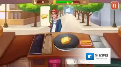 楼下的早餐店制作