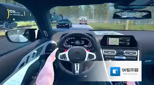 驾驶学校模拟游戏中