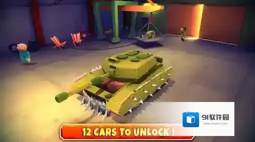 僵尸越野狩猎汽车