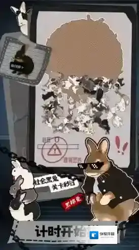 挤在一起的兔兔在一起