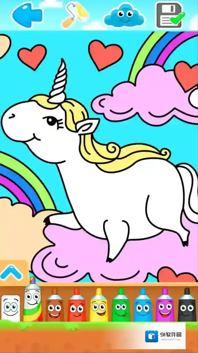 小公主画画世界颜色