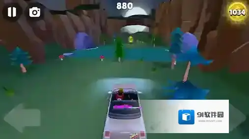 失控下山障碍物