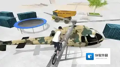 小轮车空间在公园