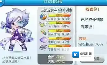 天天酷跑白金小帅和超能少年哪个好 属性对比