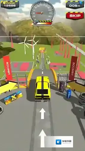 斜坡大冲刺汽车