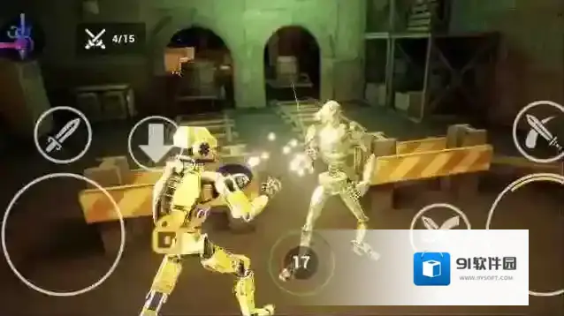 机器人剑术对决机器人