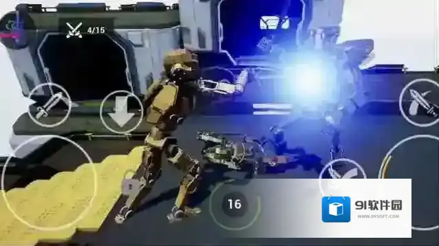 机器人剑术对决击败