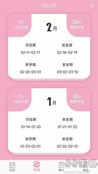 女生例假记录官方版手游截图3