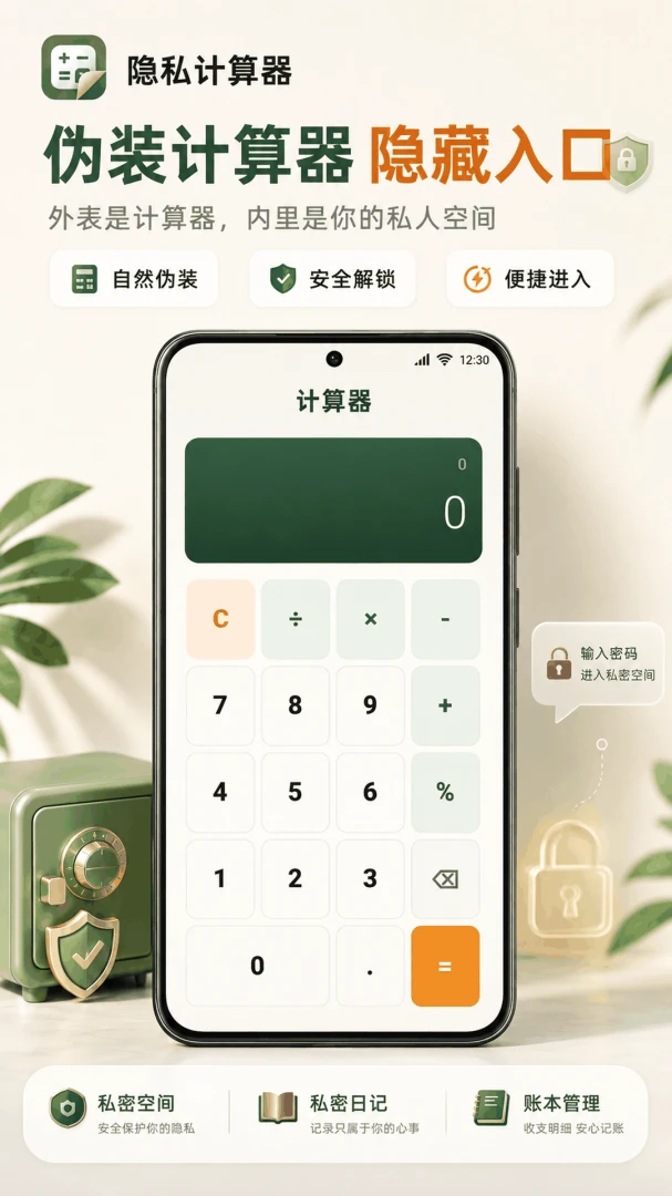 隐藏计算器Cyber应用隐藏最新手机版应用截图3