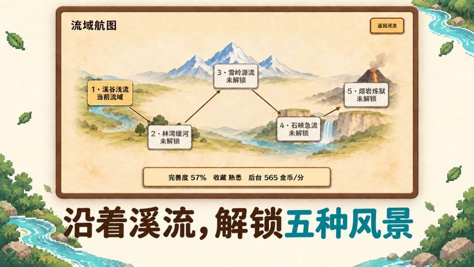溪流渔场手游截图4